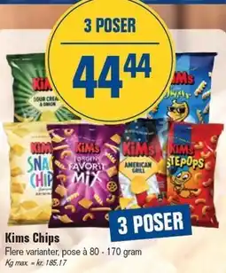 Otto Duborg Kims Chips - 3 POSER tilbud