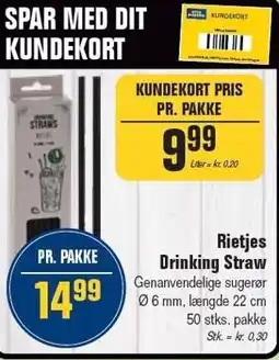 Otto Duborg Rietjes Drinking Straw tilbud