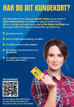 Otto Duborg Kar du dit kundekort? tilbud