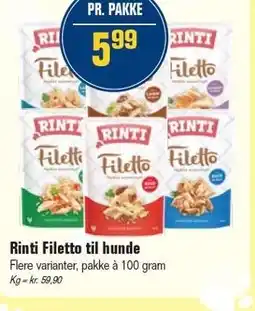 Otto Duborg inti Filetto til hunde tilbud
