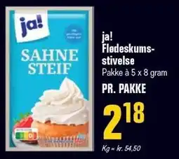 Otto Duborg ja! Flødeskumsstivelse tilbud