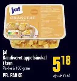 Otto Duborg ja! Kandiseret appelsinskal i tern tilbud