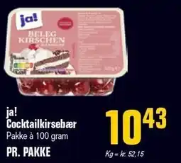 Otto Duborg ja! Cocktailkirsebær tilbud