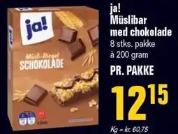 Otto Duborg ja! Müslibar med chokolade tilbud