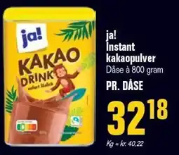 Otto Duborg ja! Instant kakaopulver tilbud