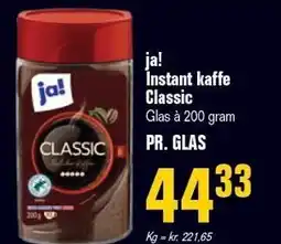 Otto Duborg ja! Instant kaffe Classic tilbud