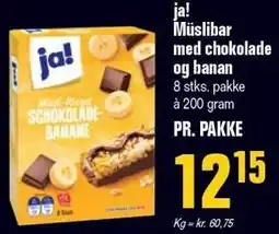 Otto Duborg ja! Müslibar med chokolade og banan tilbud