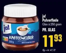 Otto Duborg ja! Pulverfløde tilbud