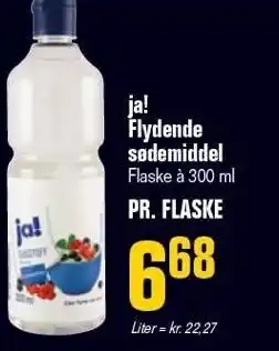 Otto Duborg ja! Flydende sødemiddel tilbud