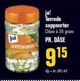 Otto Duborg ja! Tørrede suppeurter tilbud
