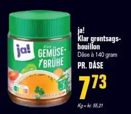 Otto Duborg ja! Klar grøntsagsbouillon tilbud