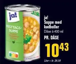 Otto Duborg ja! Suppe med kødboller tilbud