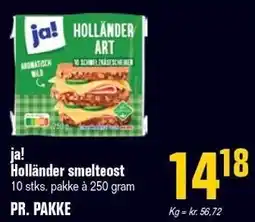 Otto Duborg ja! Holländer smelteost tilbud