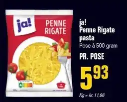 Otto Duborg ja! Penne Rigate pasta tilbud