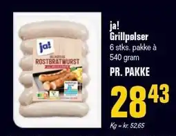 Otto Duborg ja! Grillpølser tilbud