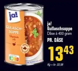 Otto Duborg ja! Gullaschsuppe tilbud