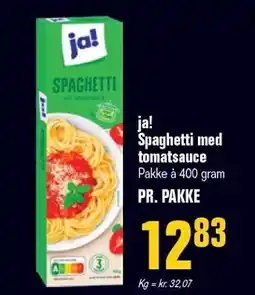 Otto Duborg ja! Spaghetti med tomatsauce tilbud