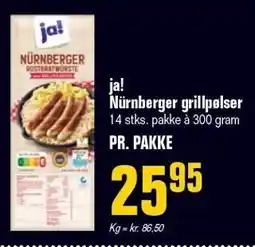 Otto Duborg ja! Nürnberger grillpølser tilbud