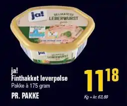 Otto Duborg ja! Finthakket leverpølse tilbud