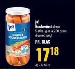 Otto Duborg ja! Bockwürstchen tilbud