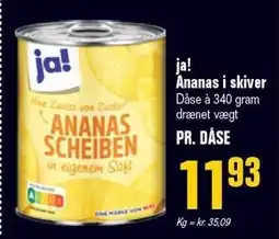 Otto Duborg ja! Ananas i skiver tilbud