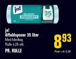 Otto Duborg ja! Affaldsposer 35 liter tilbud