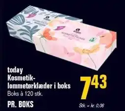 Otto Duborg today Kosmetiklommetørklæder i boks tilbud