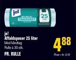Otto Duborg ja! Affaldsposer 25 liter tilbud