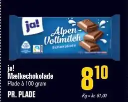 Otto Duborg ja! Mælkechokolade tilbud