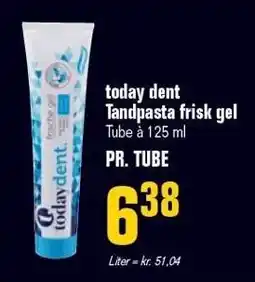 Otto Duborg today dent Tandpasta frisk gel tilbud