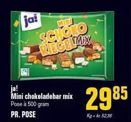 Otto Duborg ja! Mini chokoladebar mix tilbud
