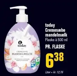 Otto Duborg today Cremesæbe mandelmælk tilbud