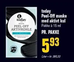 Otto Duborg today Peel-Off maske med aktivt kul tilbud
