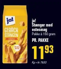 Otto Duborg ja! Stænger med ostesmag tilbud
