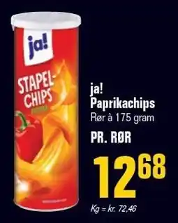 Otto Duborg ja! Paprikachips tilbud