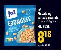 Otto Duborg ja! Ristede og saltede peanuts tilbud