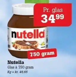 Poetzsch Padborg Nutella tilbud