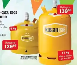 Poetzsch Padborg Kosan flaskegas tilbud
