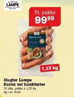 Poetzsch Padborg Slagter Lampe Bacon ost frankfurter tilbud