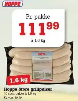 Poetzsch Padborg Hoppe Store grillpølser tilbud