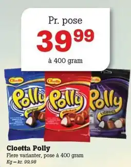 Poetzsch Padborg Cloetta Polly tilbud
