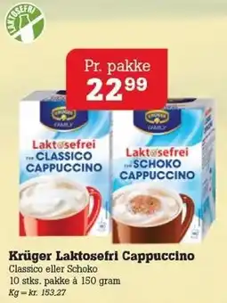Poetzsch Padborg Krüger Laktosefri Cappuccino tilbud