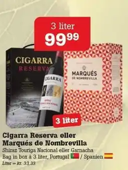 Poetzsch Padborg Cigarra Reserva eller Marqués de Nombrevilla tilbud