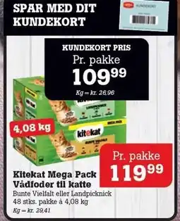 Poetzsch Padborg Kitekat Mega Pack Vådfoder til katte tilbud