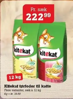 Poetzsch Padborg Kitekat tørfoder til katte tilbud