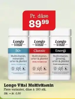 Poetzsch Padborg Longo Vital Multivitamin tilbud