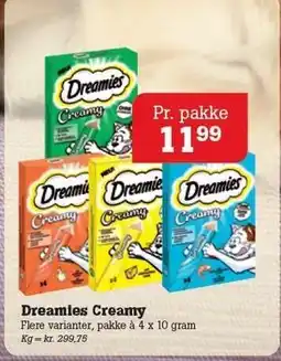 Poetzsch Padborg Dreamies Creamy tilbud