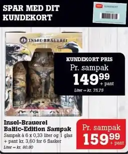 Poetzsch Padborg Insei-Brauerel Baltic-Edition Sampak tilbud