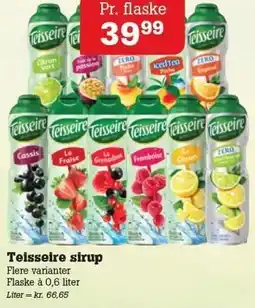 Poetzsch Padborg Teisseire sirup tilbud