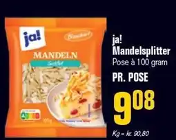Poetzsch Padborg ja! Mandelsplitter tilbud